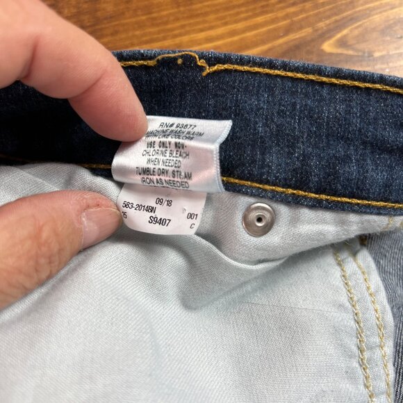 Foundry Flex Denim Jeans Men's Big & Tall Size 50x30 Dark Wash Blue S9407 - Picture 6 of 10